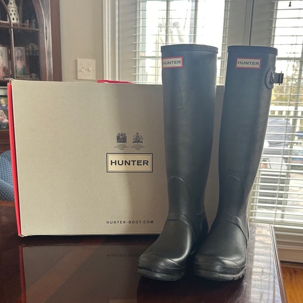 Hunter Classic Black Waterproof Boots